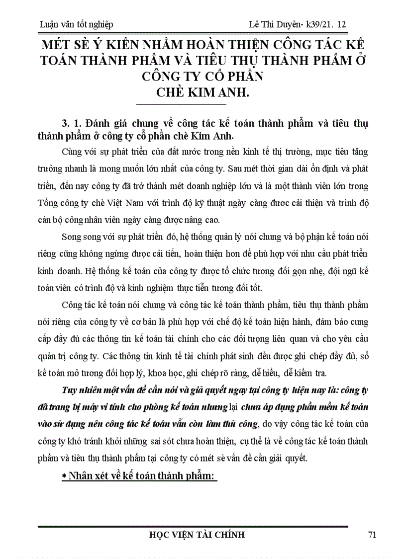 image for page Tổ chức công tác kế toán thành phẩm và tiêu thụ thành phẩm 1