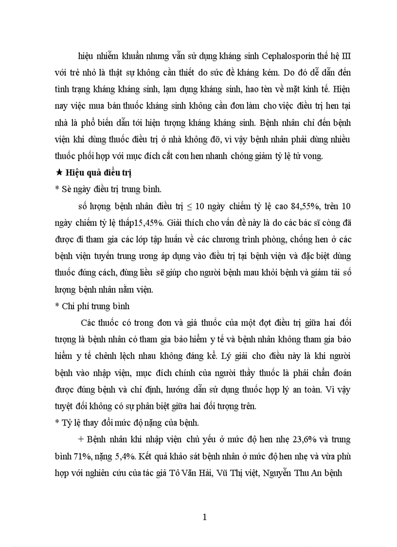 image for page Khảo sát thuốc đã được sử dụng trong điều trị HPQ cho trẻ em từ 1 15 tuổi tại khoa Nhi bệnh viện đa khoa tỉnh Tuyên Quang