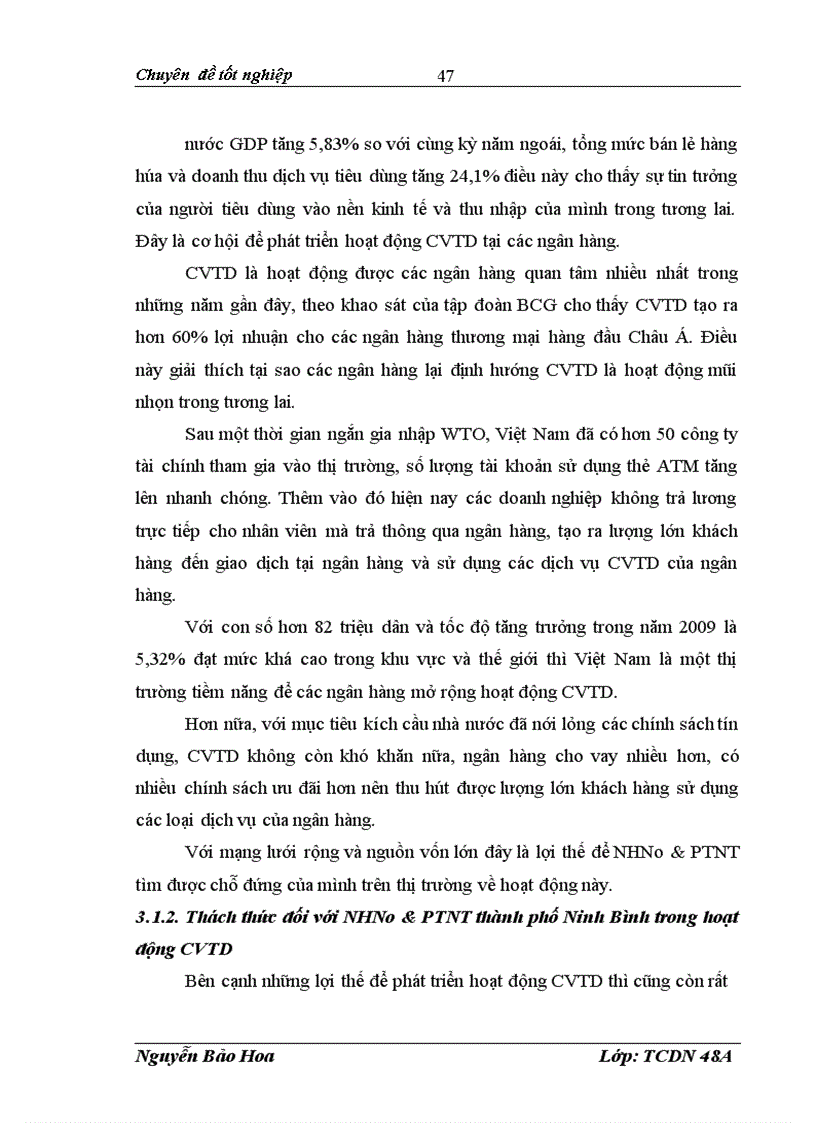 image for page Mở rộng cho vay tiêu dùng tại NHNo PTNT thành phố Ninh Bình 1