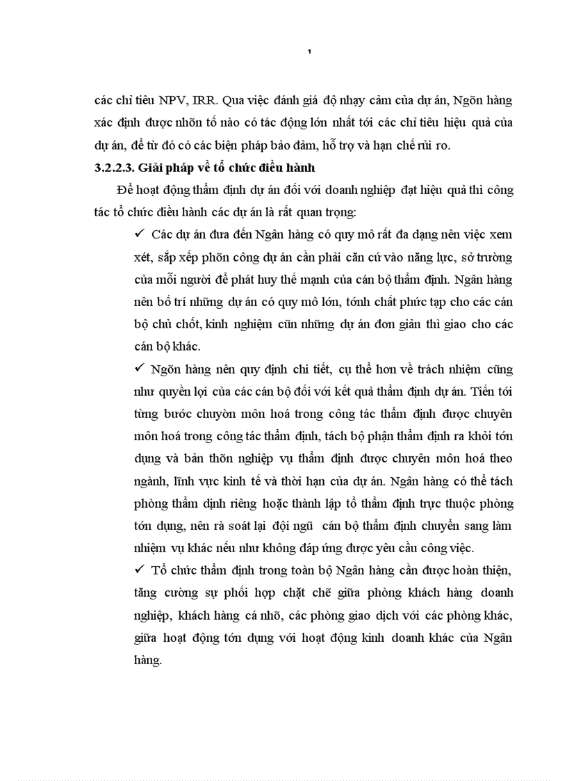 image for page Hoàn thiện hoạt động thẩm định dự án đối với doanh nghiệp của Ngân hàng Nông nghiệp và Phát triển Nông thôn huyện Bình Xuyên