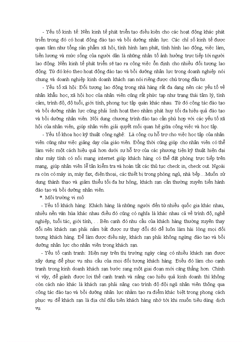 image for page Giải pháp tăng cường đào tạo và bồi dưỡng nhân lực tại nhà khách La Thành