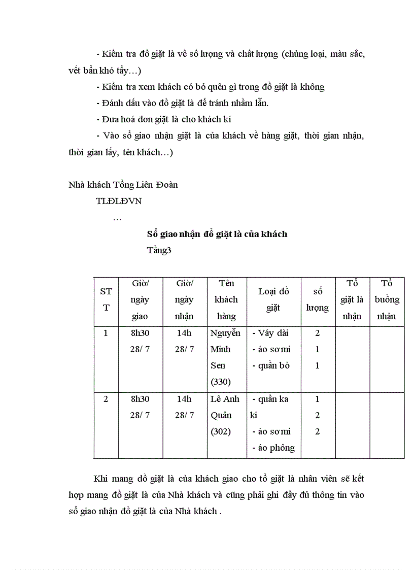 image for page Nghiệp vụ phục vụ buồng trong khách sạn 1
