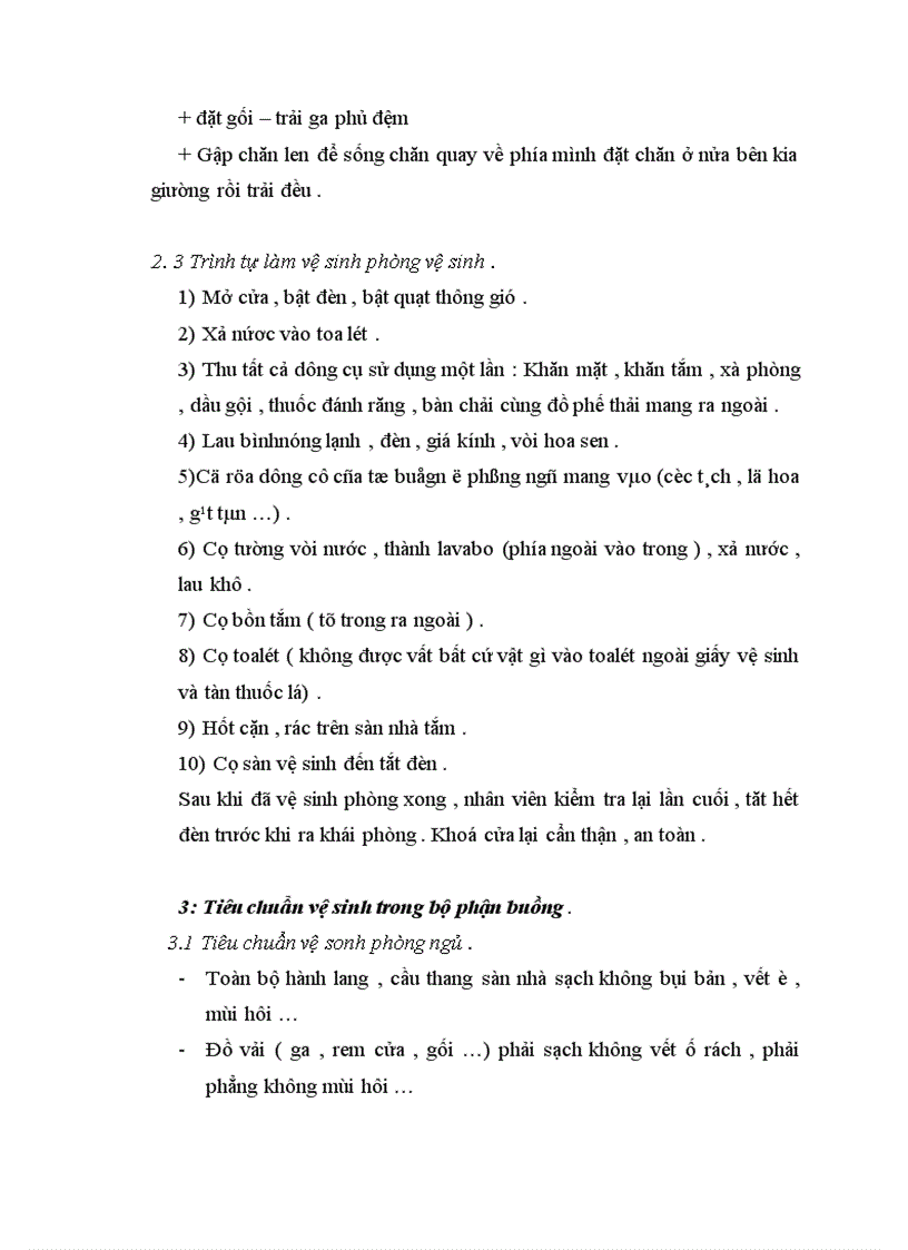 image for page Nghiệp vụ phục vụ buồng trong khách sạn 1