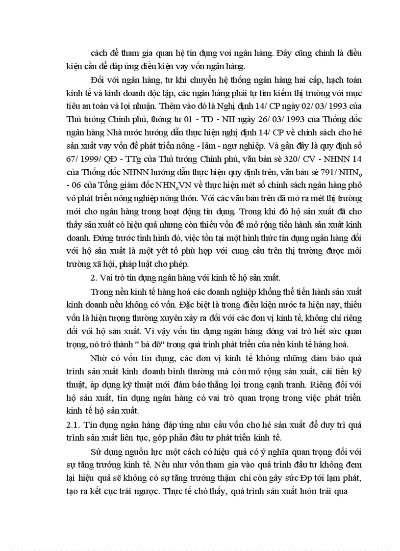 image for page Phương hướng và giải pháp chủ yếu huy động và sử dụng vốn tín dụng ngân hàng để phát triển kinh tế hộ sản xuất ở huyện Thanh Trì 1