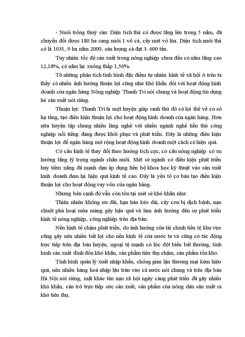 image for page Phương hướng và giải pháp chủ yếu huy động và sử dụng vốn tín dụng ngân hàng để phát triển kinh tế hộ sản xuất ở huyện Thanh Trì 1