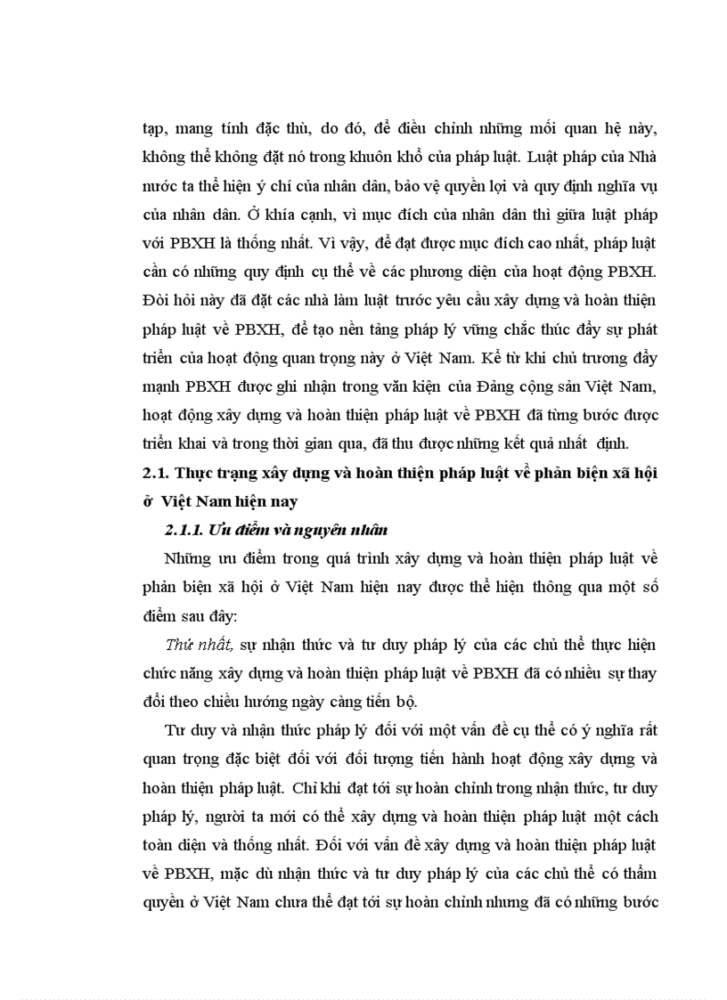 image for page Xây dựng và hoàn thiện pháp luật về phản biện xã hội ở Việt Nam hiện nay Một số vấn đề lý luận và thực tiễn