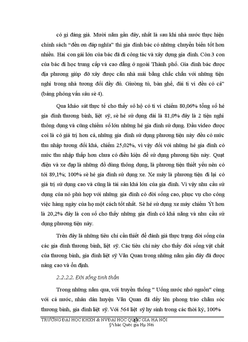 image for page Sự tác động của chính sách xã hội đối với gia đình thương binh liệt sĩ trong thời kỳ kinh tế thị trường hiện nay 1