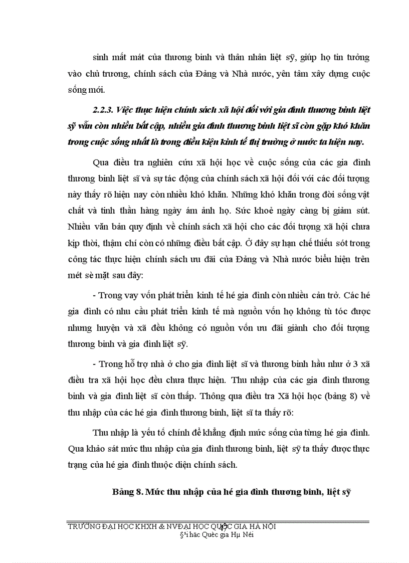 image for page Sự tác động của chính sách xã hội đối với gia đình thương binh liệt sĩ trong thời kỳ kinh tế thị trường hiện nay 1