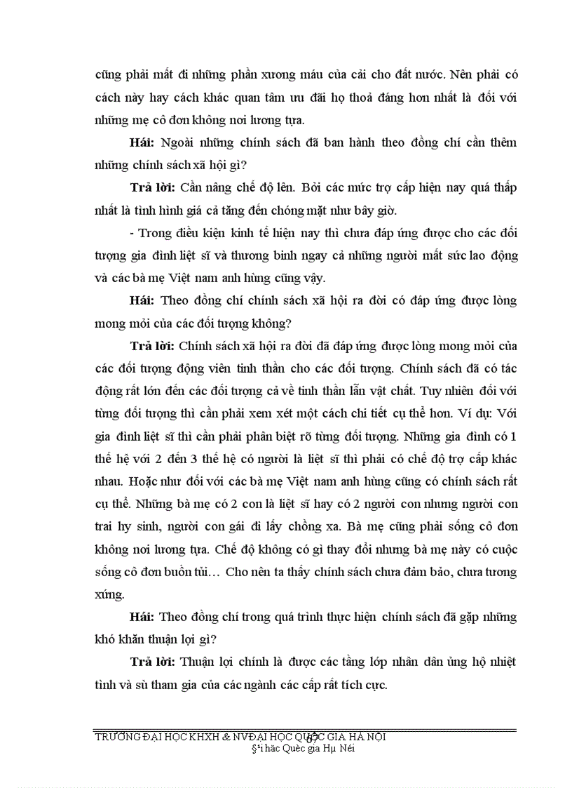 image for page Sự tác động của chính sách xã hội đối với gia đình thương binh liệt sĩ trong thời kỳ kinh tế thị trường hiện nay 1