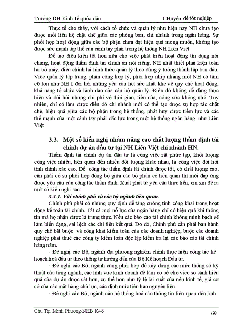 image for page Thẩm định tài chính dự án đầu tư tại các NHTM 1