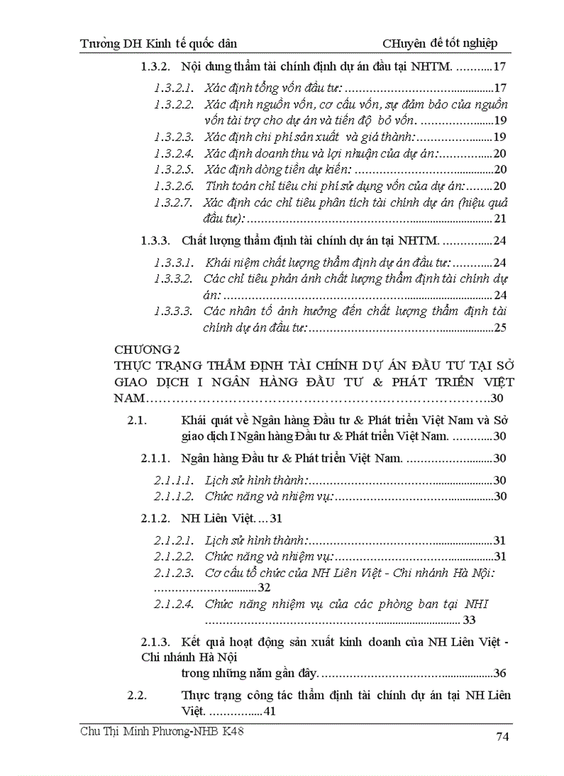 image for page Thẩm định tài chính dự án đầu tư tại các NHTM 1
