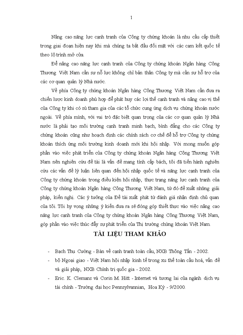 image for page Giải pháp nâng cao năng lực cạnh tranh của công ty tnhh chứng khoán ngân hàng công thương Việt Nam trong điều kiện hội nhập quốc tế