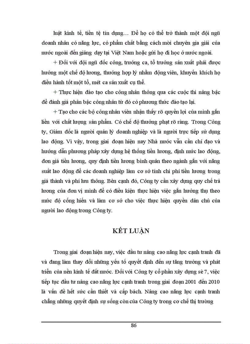 image for page Đầu tư nhằm nâng cao năng lực cạnh tranh của Công ty cổ phần xây dựng số 7 1