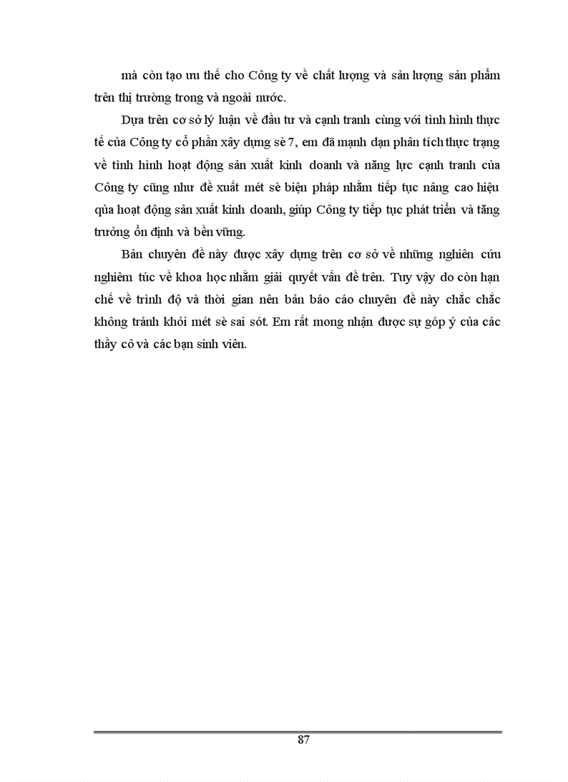 image for page Đầu tư nhằm nâng cao năng lực cạnh tranh của Công ty cổ phần xây dựng số 7 1