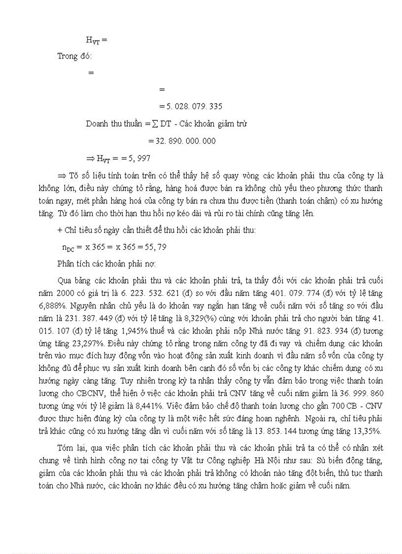 image for page Phân tích tình hình tài chính của doanh nghiệp thông qua Bảng cân đối kế toán năm 2000