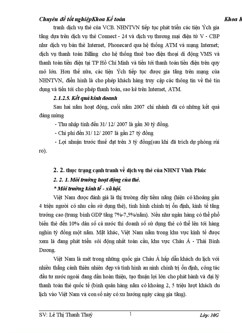 image for page Giải pháp nâng cao khả năng cạnh tranh dịch vụ thẻ của Ngân hàng Ngoại thương Vĩnh Phúc