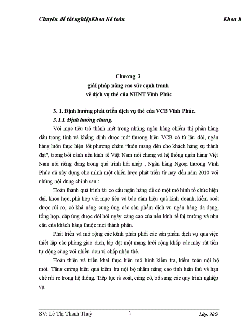 image for page Giải pháp nâng cao khả năng cạnh tranh dịch vụ thẻ của Ngân hàng Ngoại thương Vĩnh Phúc