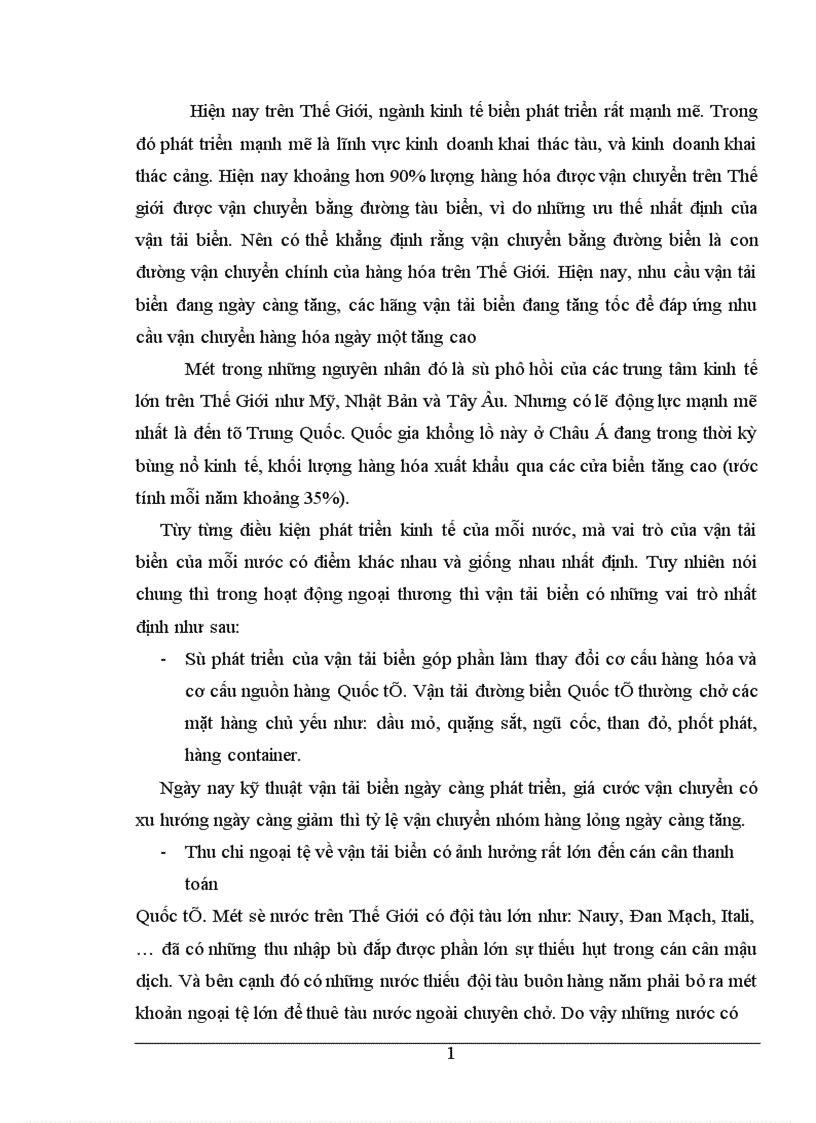 image for page Những giải pháp nâng cao Sức cạnh tranh kinh doanh dịch vụ vận tải biển của Công ty cổ phần thương mại và liên vận quốc tế