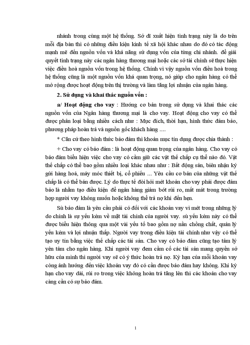 image for page Một số giải pháp nhằm nâng cao hiệu quả huy động vốn và sử dụng vốn tại Ngân hàng nông nghiệp và Phát triển nông thôn quận Hai Bà Trưng 1