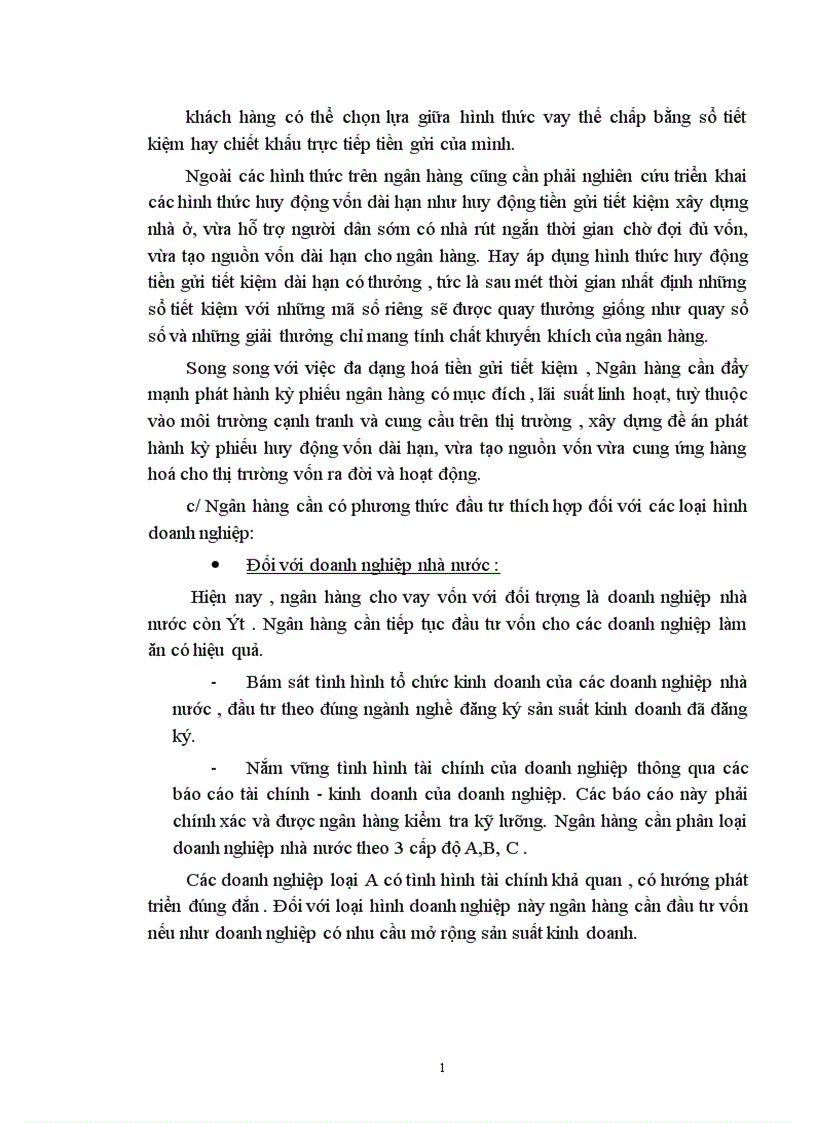 image for page Một số giải pháp nhằm nâng cao hiệu quả huy động vốn và sử dụng vốn tại Ngân hàng nông nghiệp và Phát triển nông thôn quận Hai Bà Trưng 1