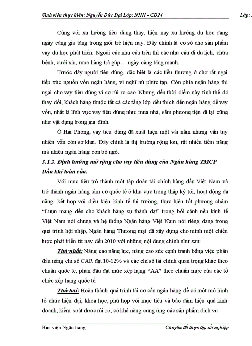 image for page Mở rộng cho vay tiêu dùng tại Ngân hàng TMCP Dầu khí toàn cầu GP Bank 1