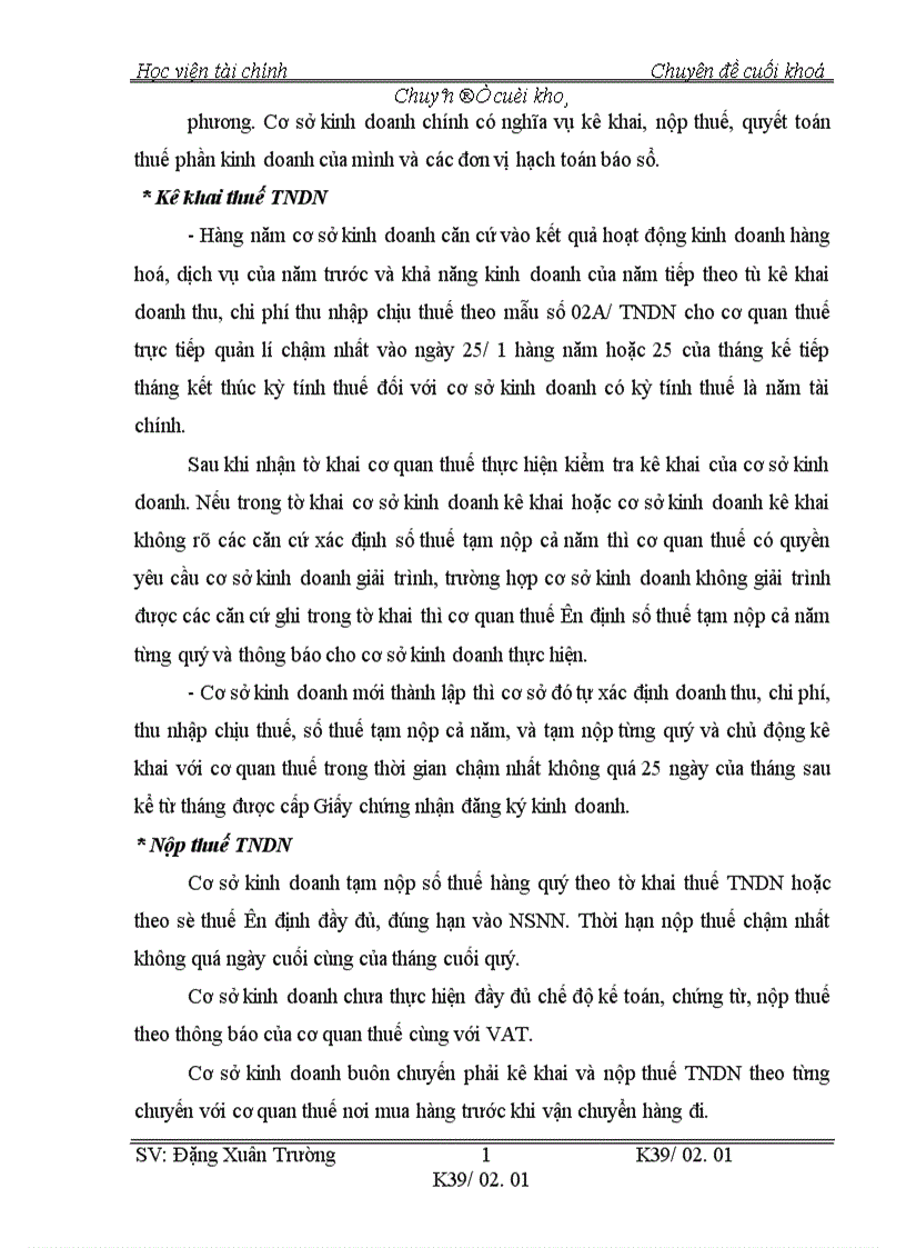 image for page Thực trạng công tác quản lý thuế thu nhập doanh nghiệp đói với loại hình doanh nghiệp NQD nộp thuế theo phương pháp kê khai trên địa bàn tỉnh Hà Tây