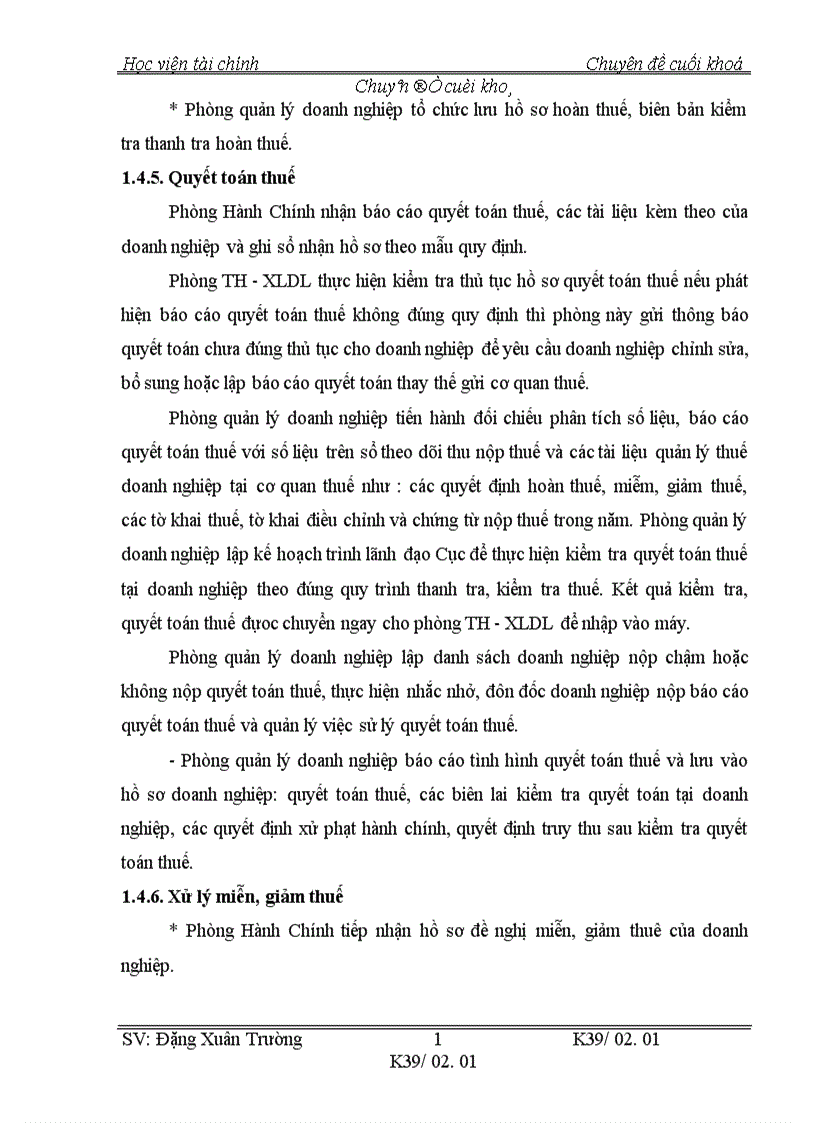 image for page Thực trạng công tác quản lý thuế thu nhập doanh nghiệp đói với loại hình doanh nghiệp NQD nộp thuế theo phương pháp kê khai trên địa bàn tỉnh Hà Tây