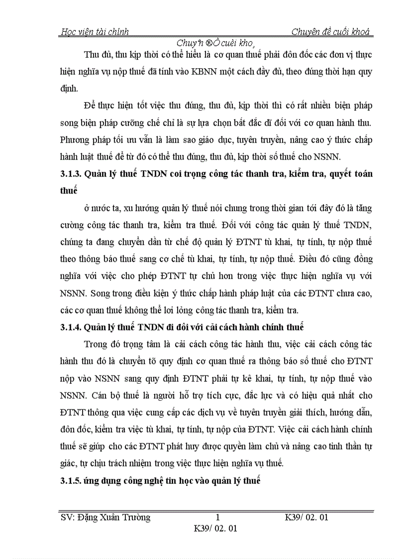 image for page Thực trạng công tác quản lý thuế thu nhập doanh nghiệp đói với loại hình doanh nghiệp NQD nộp thuế theo phương pháp kê khai trên địa bàn tỉnh Hà Tây