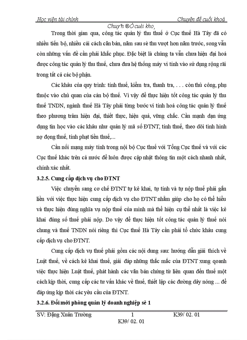 image for page Thực trạng công tác quản lý thuế thu nhập doanh nghiệp đói với loại hình doanh nghiệp NQD nộp thuế theo phương pháp kê khai trên địa bàn tỉnh Hà Tây