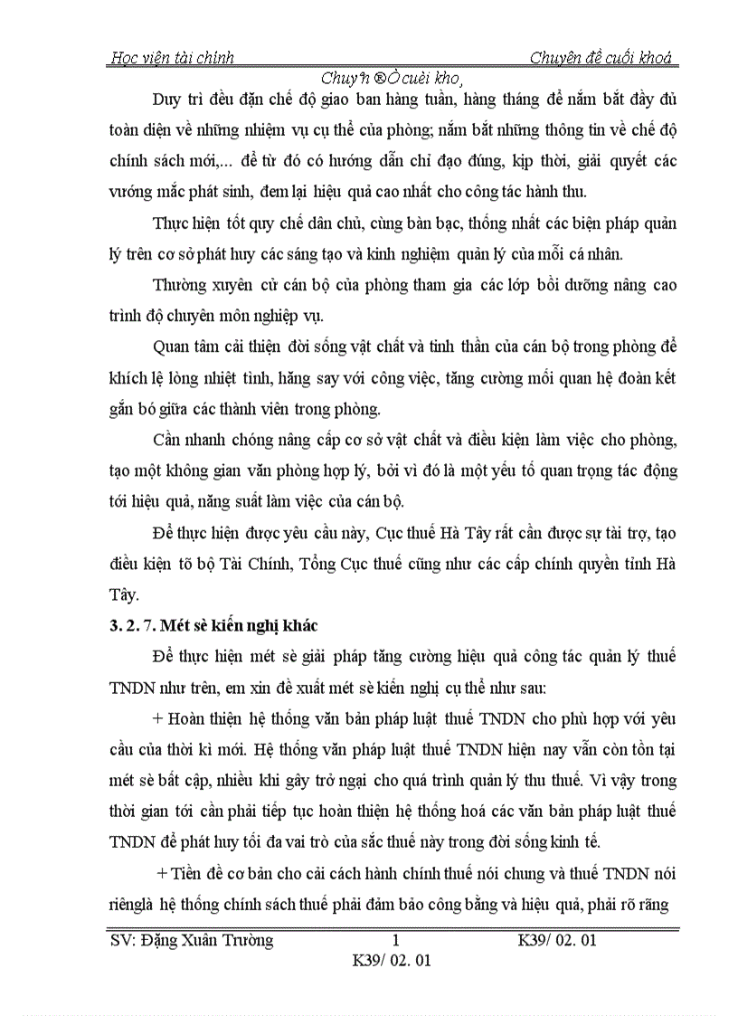 image for page Thực trạng công tác quản lý thuế thu nhập doanh nghiệp đói với loại hình doanh nghiệp NQD nộp thuế theo phương pháp kê khai trên địa bàn tỉnh Hà Tây