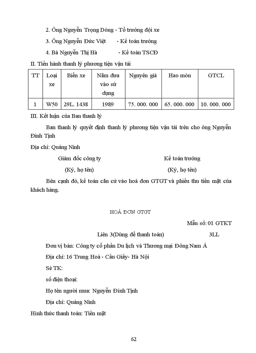 image for page Tổ chức hạch toán tài sản cố định với những vấn đề về quản lý và nâng cao hiệu quả sử dụng tài sản cố định tại Công ty cổ phần Du Lịch và Thương Mại Đông Nam á 1