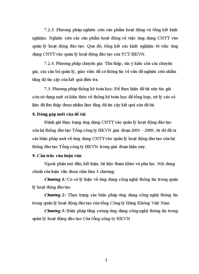 image for page Biện pháp ứng dụng công nghệ thông tin vào quản lý hoạt động đào tạo của Tổng công ty HKVN 1