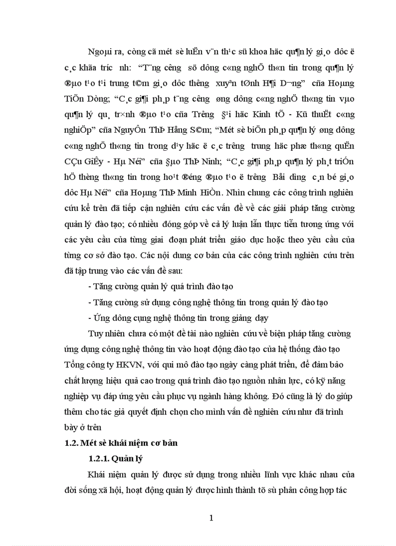 image for page Biện pháp ứng dụng công nghệ thông tin vào quản lý hoạt động đào tạo của Tổng công ty HKVN 1