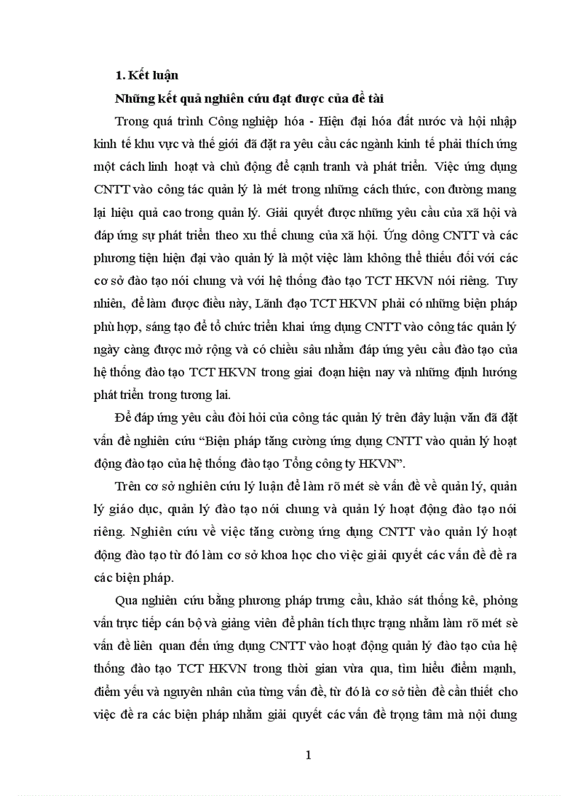 image for page Biện pháp ứng dụng công nghệ thông tin vào quản lý hoạt động đào tạo của Tổng công ty HKVN 1