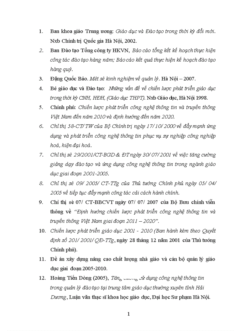 image for page Biện pháp ứng dụng công nghệ thông tin vào quản lý hoạt động đào tạo của Tổng công ty HKVN 1