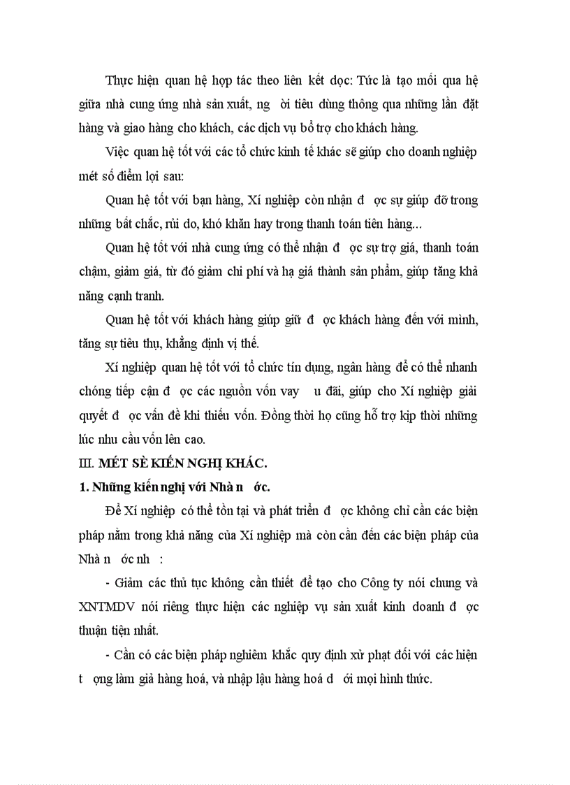 image for page Một số giải pháp chủ yếu nhằm nâng cao khả năng cạnh tranh của Xí nghiệp Thương mại Dịch vụ