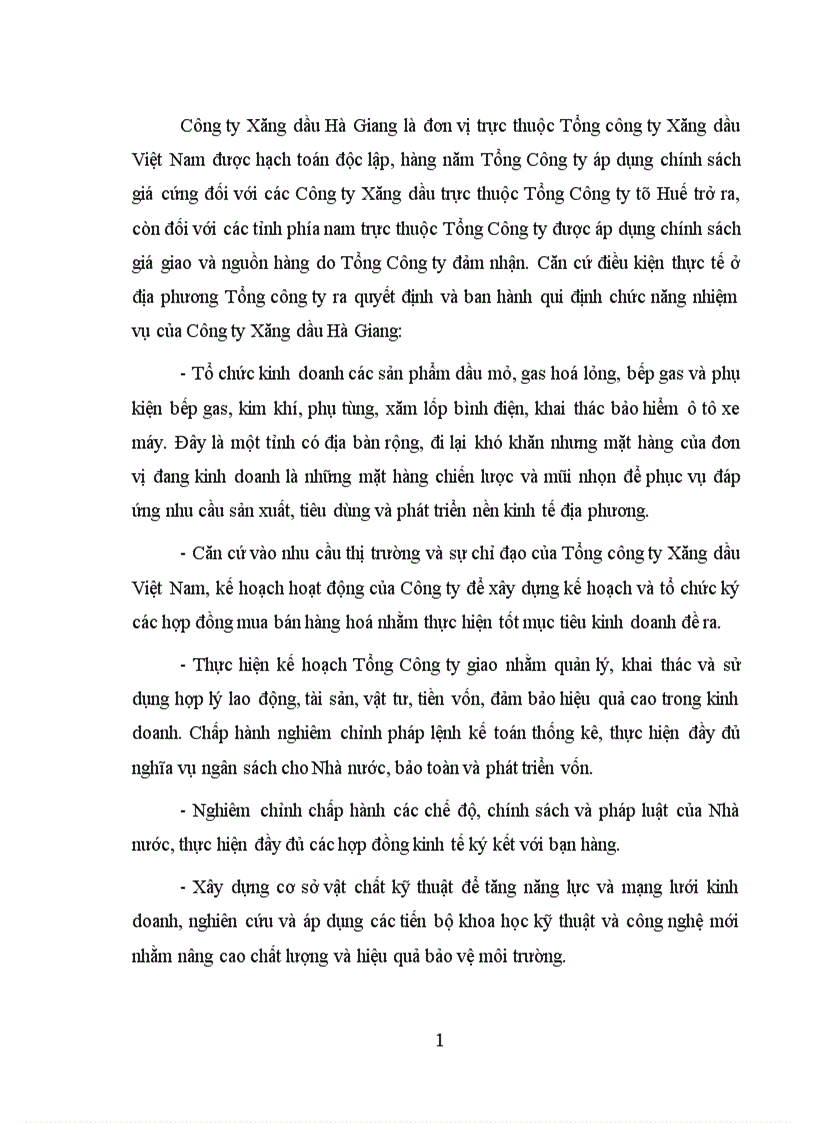 image for page Một số giải pháp chủ yếu tăng cường hoạt động tiêu thụ tại Công ty Xăng dầu Hà Giang 1