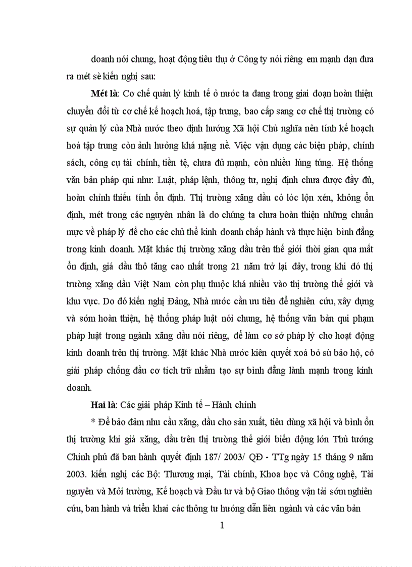 image for page Một số giải pháp chủ yếu tăng cường hoạt động tiêu thụ tại Công ty Xăng dầu Hà Giang 1