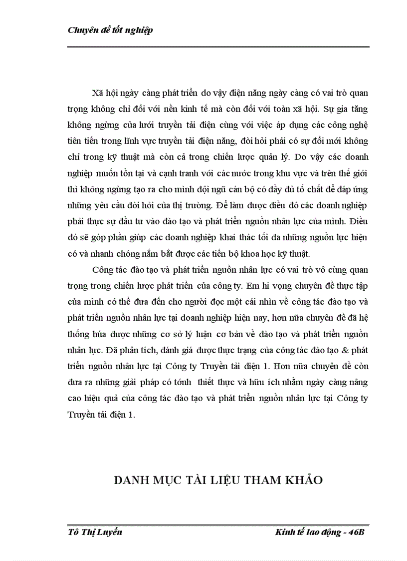 image for page Hoàn thiện công tác đào tạo và phát triển nguồn nhân lực tại công ty truyền tải điện 1 1
