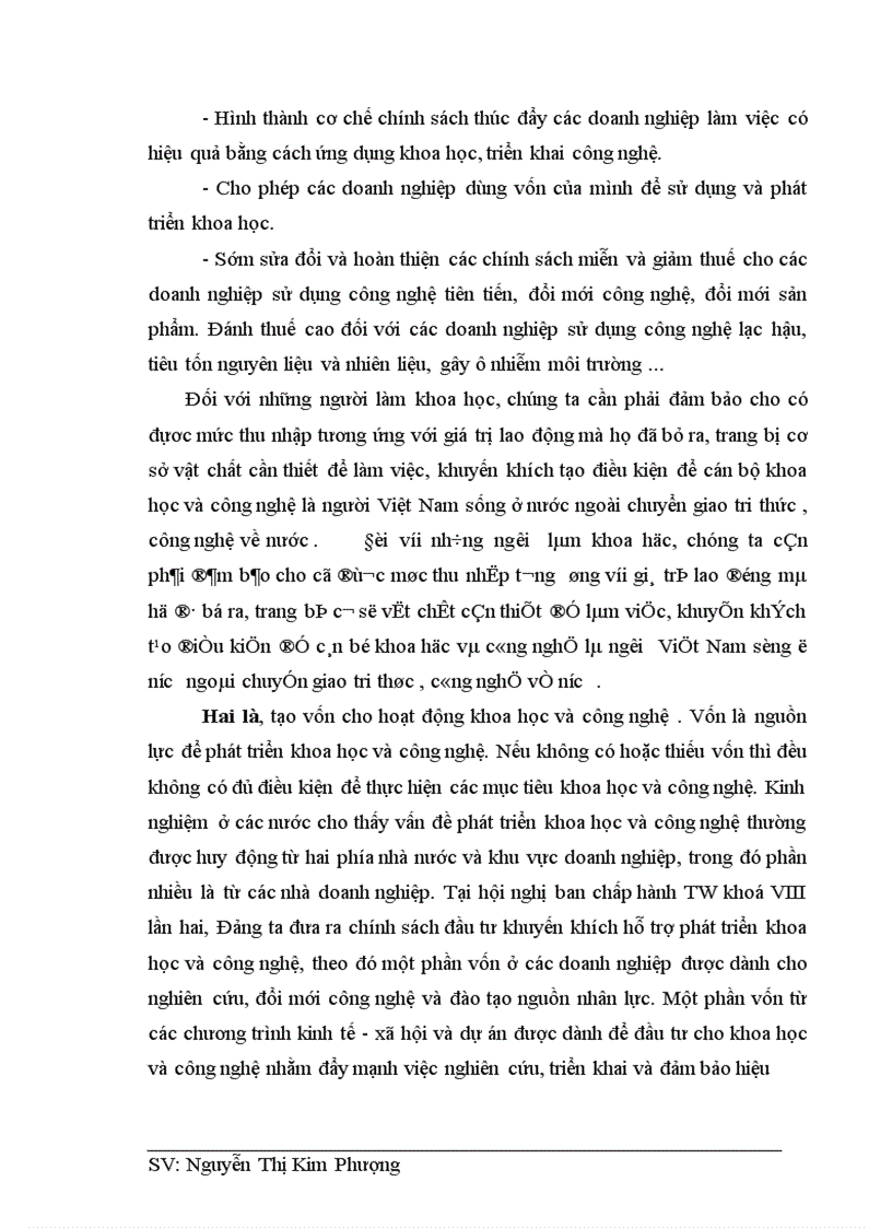image for page Vai trò của khoa học công nghệ đối với sự phát triển công nghiệp Việt Nam