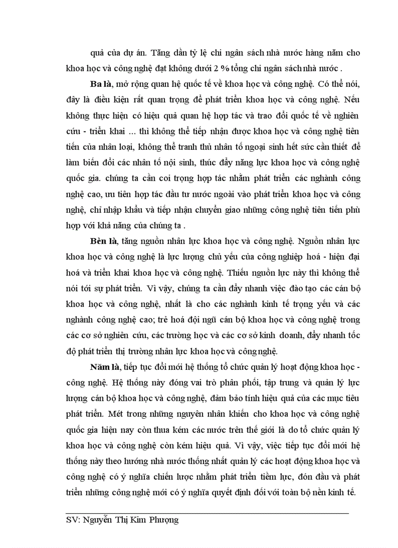 image for page Vai trò của khoa học công nghệ đối với sự phát triển công nghiệp Việt Nam