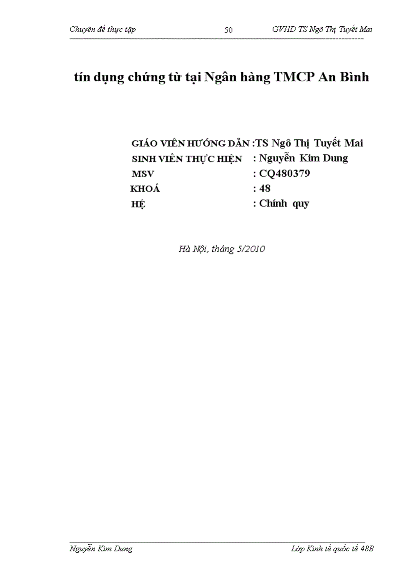 image for page Giải pháp phòng ngừa và hạn chế rủi ro trong thanh toán quốc tế tín dụng theo phương thức tín dụng chứng từ tại Ngân hàng TMCP An Bình