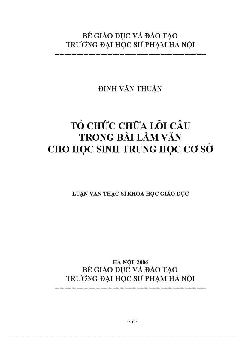 image for page Hướng dẫn chữa lỗi câu trong bài làm văn của học sinh
