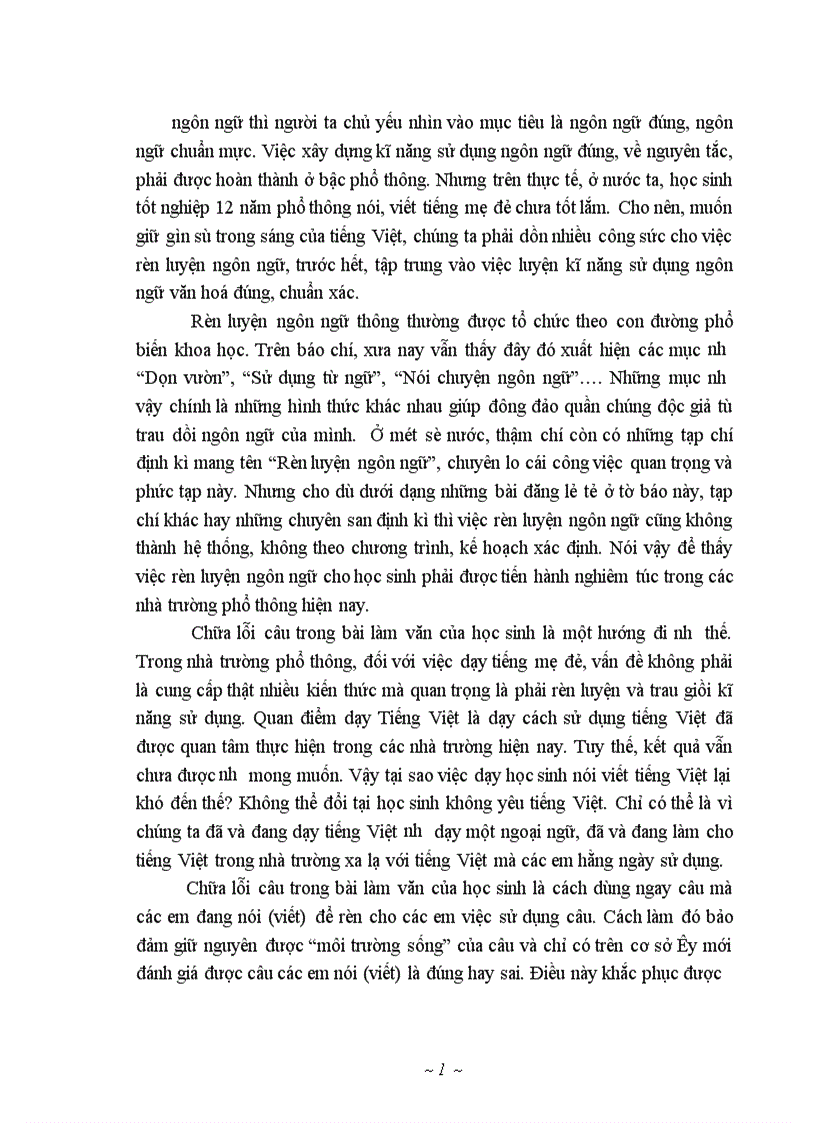 image for page Hướng dẫn chữa lỗi câu trong bài làm văn của học sinh