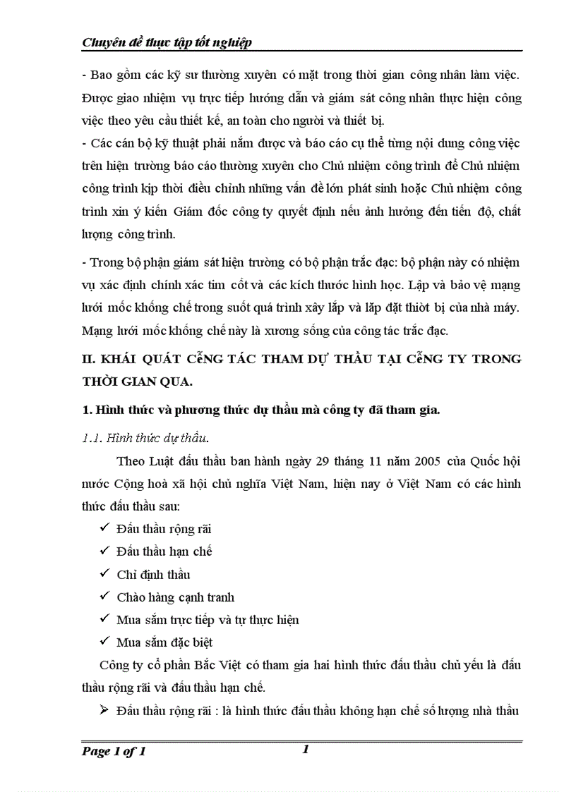 image for page Thực trạng và giải pháp nhằm nâng cao khả năng thắng thầu của Công ty Cổ phần Bắc Việt Bài viết gồm có hai phần 1