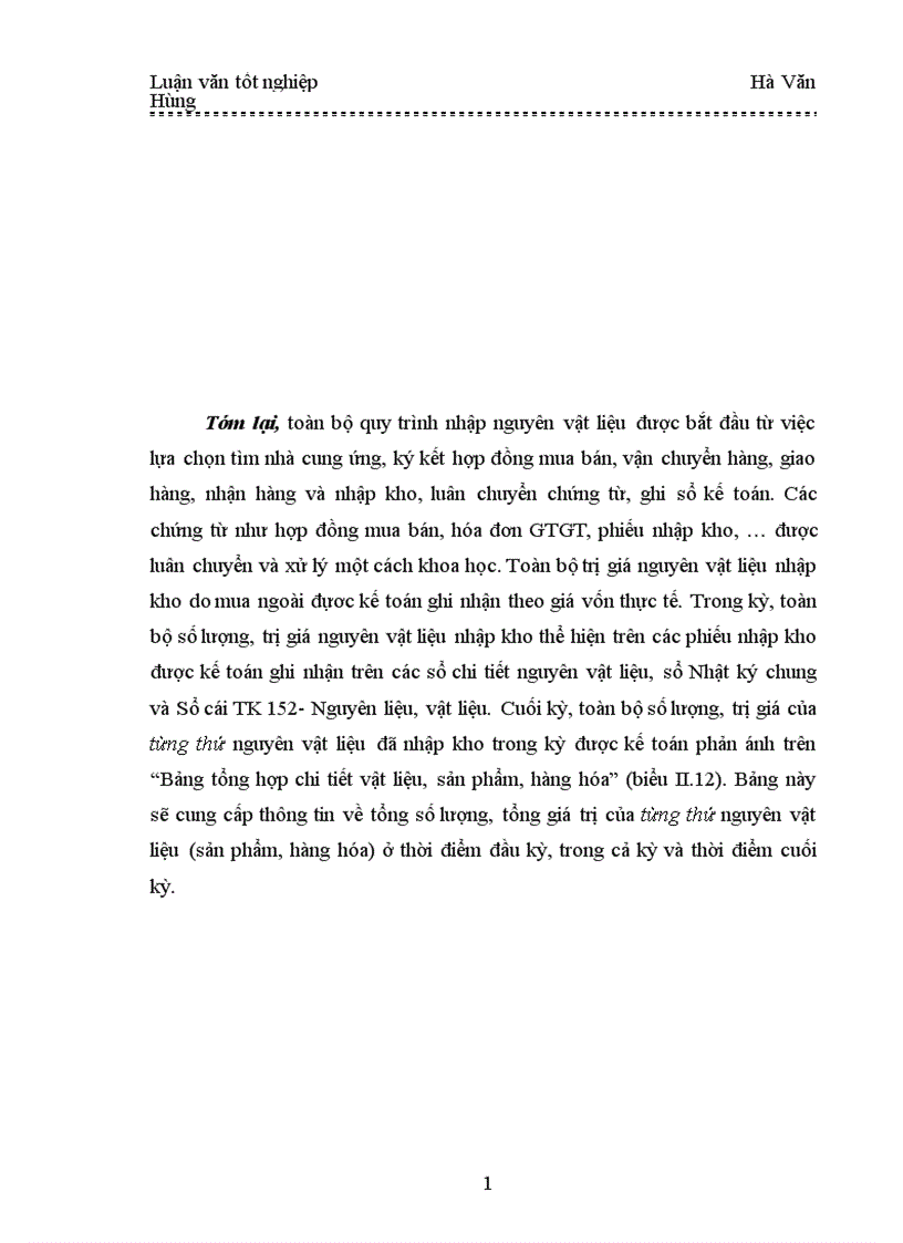 image for page Tổ chức công tác kế toán nguyên vật liệu ở Công ty TNHH Sản xuất Thương mại và Dịch vụ Quảng Phát 1