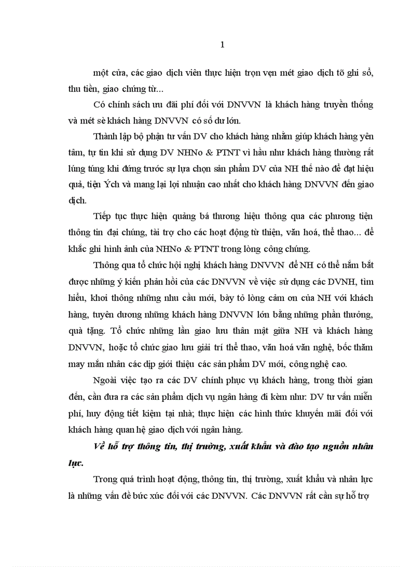 image for page Mở rộng và nâng cao chất lượng dịch vụ Ngân hàng Nông nghiệp và Phát triển nông thôn đối với Doanh nghiệp vừa và nhỏ ở tỉnh Quảng Nam