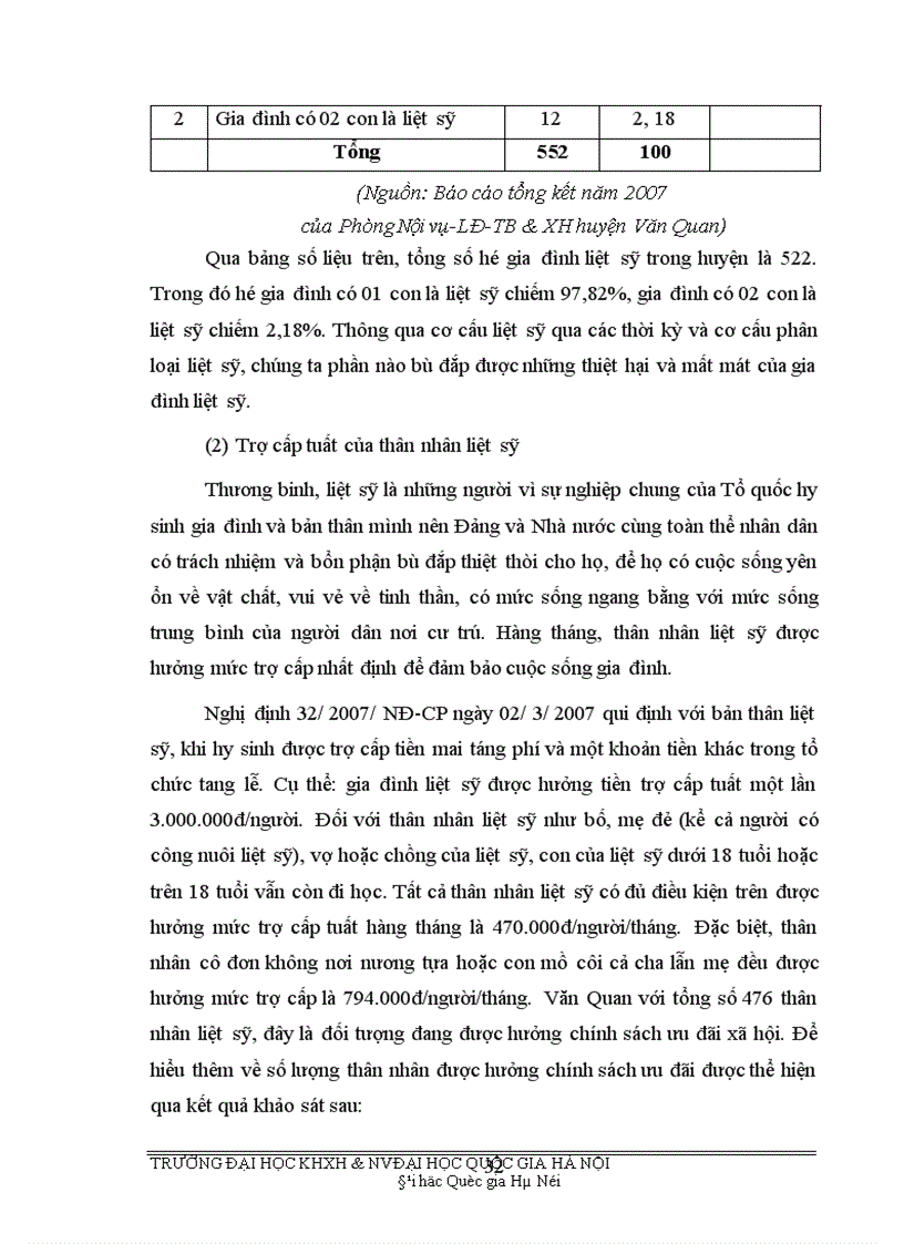 image for page Sự tác động của chính sách xã hội đối với gia đình thương binh liệt sĩ trong thời kỳ kinh tế thị trường hiện nay 1