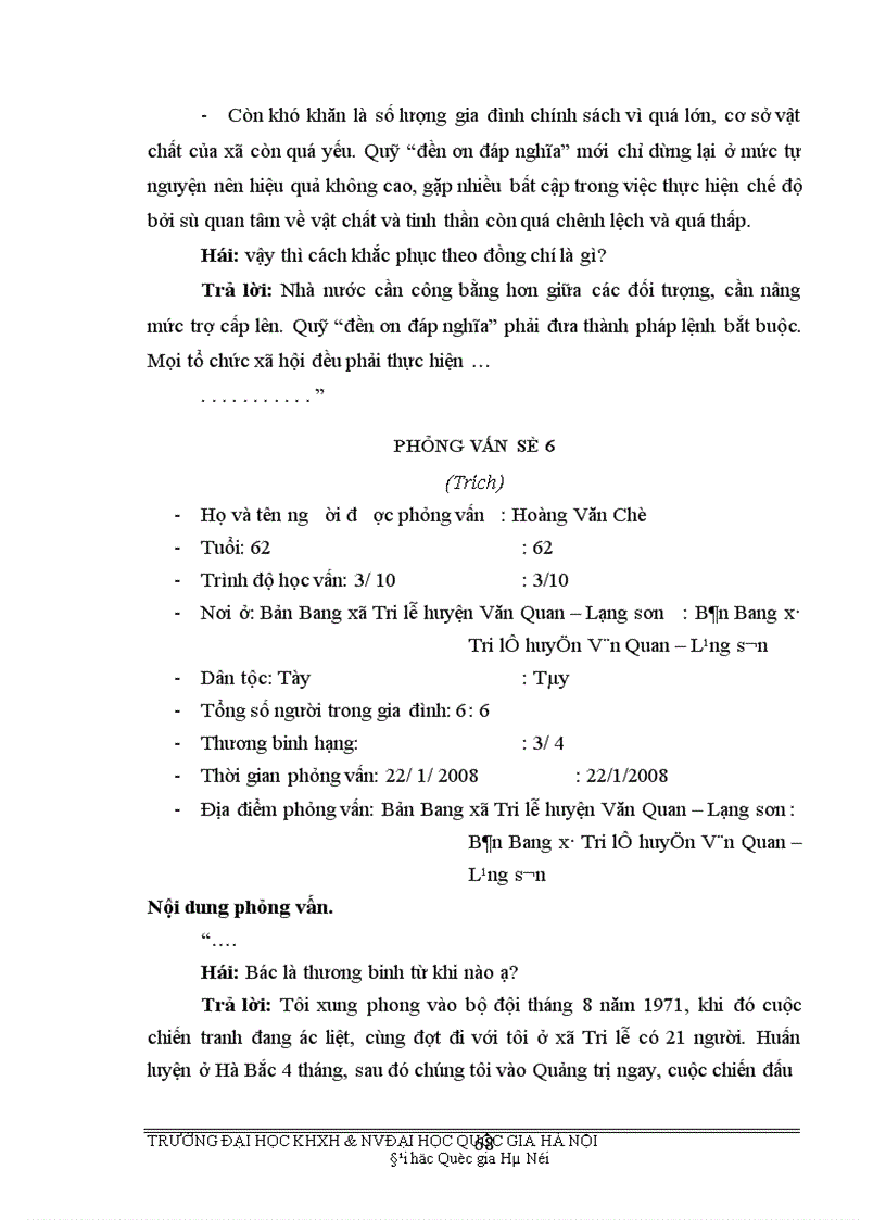 image for page Sự tác động của chính sách xã hội đối với gia đình thương binh liệt sĩ trong thời kỳ kinh tế thị trường hiện nay 1