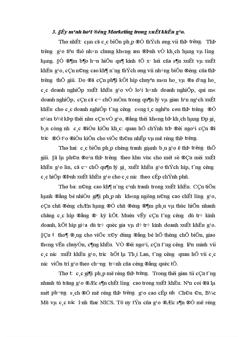 image for page Một số giải pháp chủ yếu nhằm nâng cao hiệu quả xuất khẩu gạo của Việt Nam trong giai đoạn 2001 2010